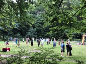 Open Air dance during summer months