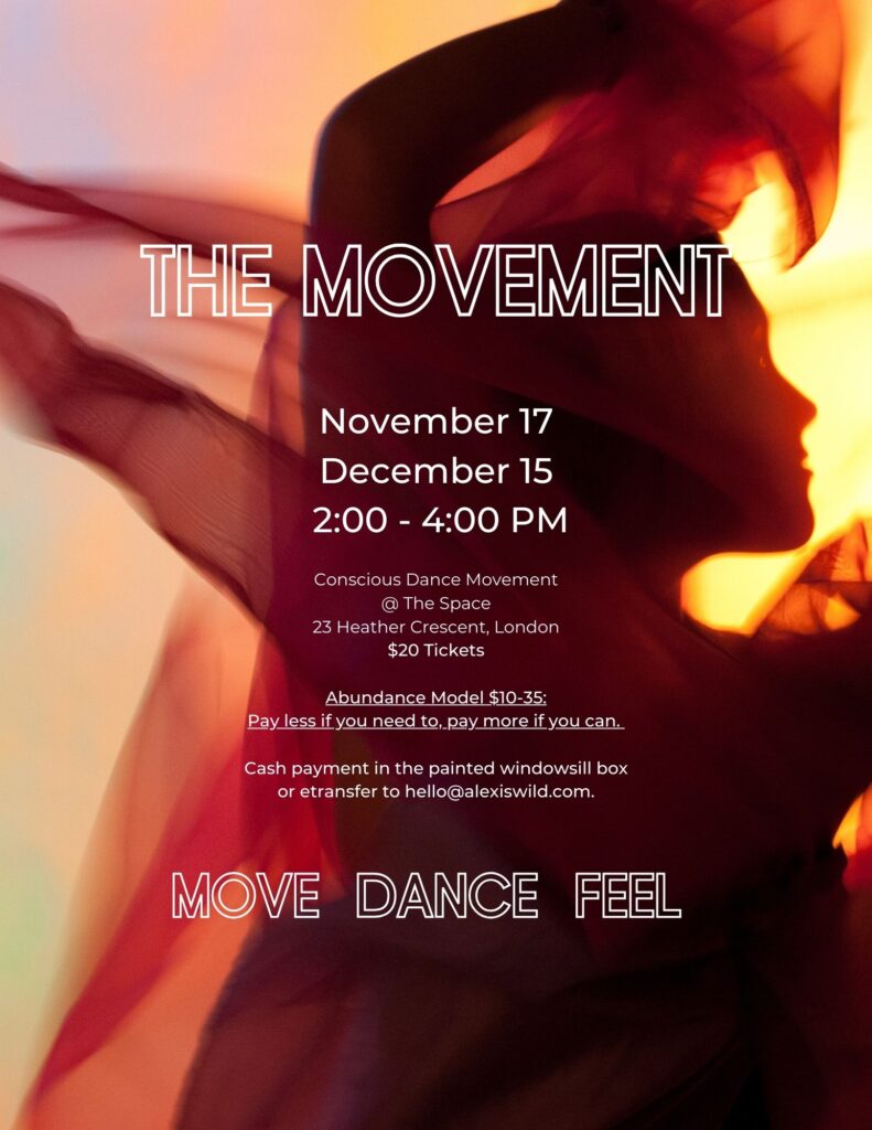 London ontario ecstatic dance november 17 december 15